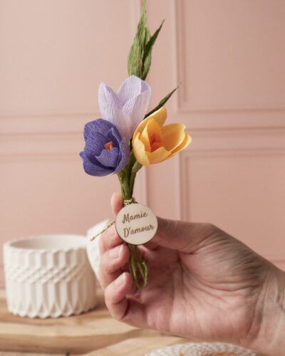 Mini Bouquet Crocus Atelier Galeciane Mini Bouquet Crocus Atelier Galeciane