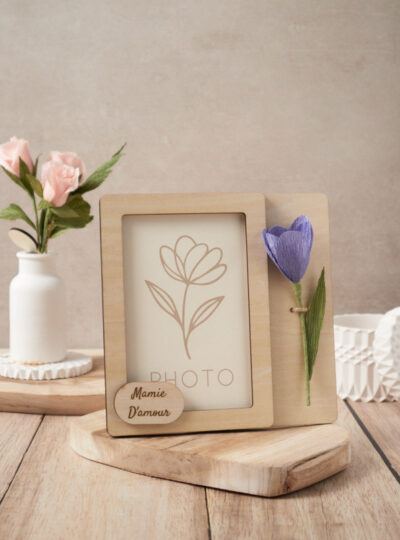 Cadre photo fleuri Atelier Galeciane