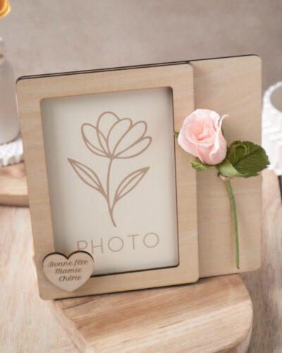Cadre photo fleuri Atelier Galeciane Cadre photo fleuri Atelier Galeciane